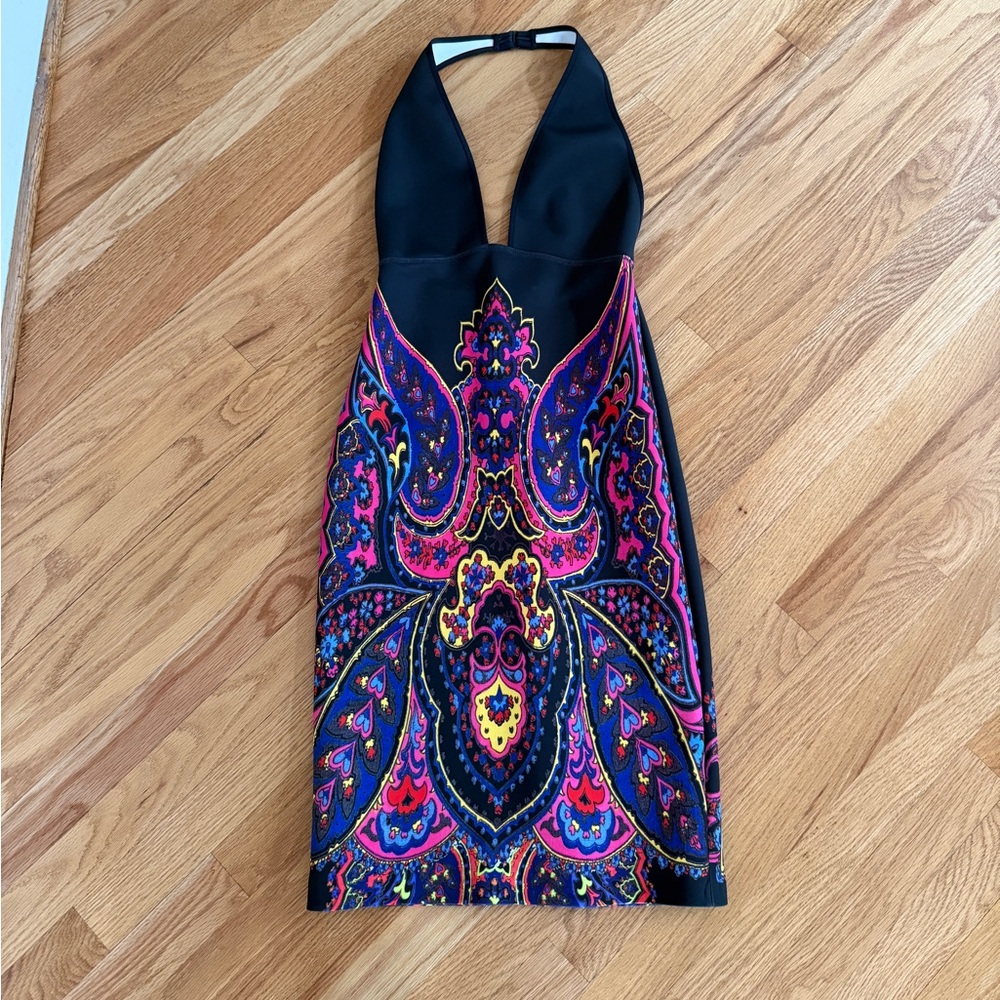 Clover Canyon dress halter dress multi colored